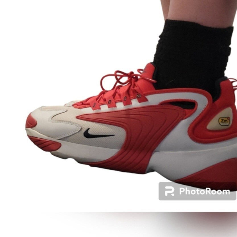 Nike ZM Air 2000 White Red Shoes Mens 11 US | eBay