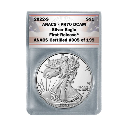 2022-S Proof $1 American Silver Eagle PR70 1st release