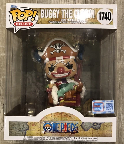 NYCC 2024 Funko POP! One Piece: Buggy The Clown #1740 CON Sticker In Hand