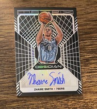 2018-19 Panini Obsidian Matrix Autographs #24 Zhaire Smith /75 Rookie RC #P1542