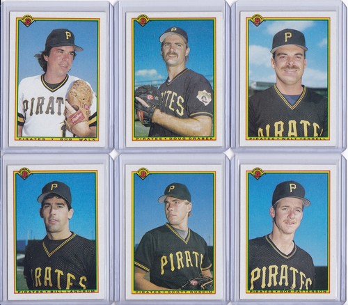 Pittsburgh Pirates 1990 Bowman Baseball Team Set 20 Barry Bonds - Picture 2 of 9