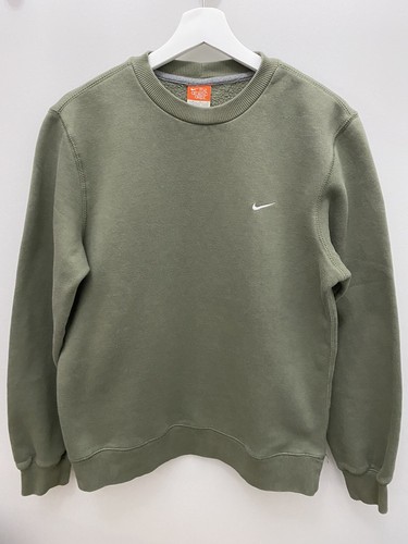 nike olive green crewneck, sell big off 
