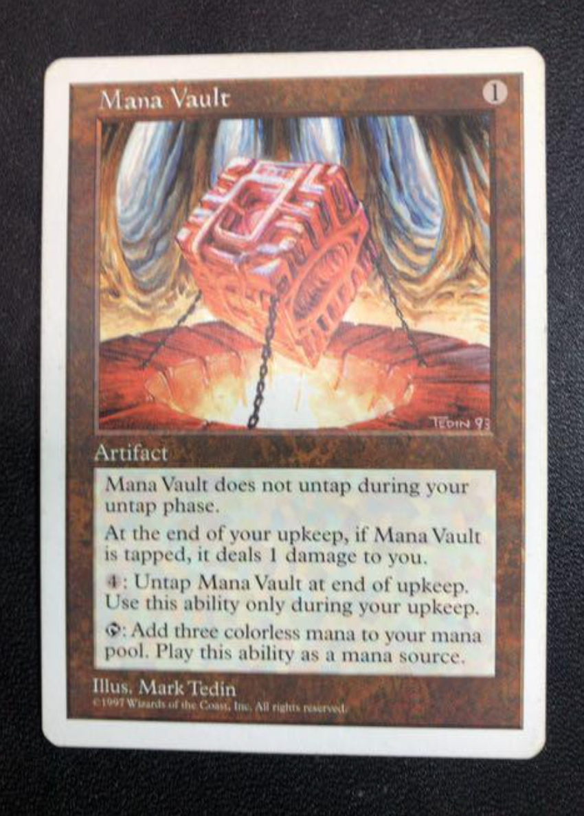 魔力の櫃/Mana Vault[5ED] MTG Mana Vault｜5th Edition MTG Magic the Gathering Artifact English