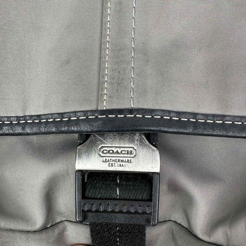 Coach Canvas Messenger Bookbag 16x12x3 Preppy School Nerd Academic Casual - Picture 13 of 16