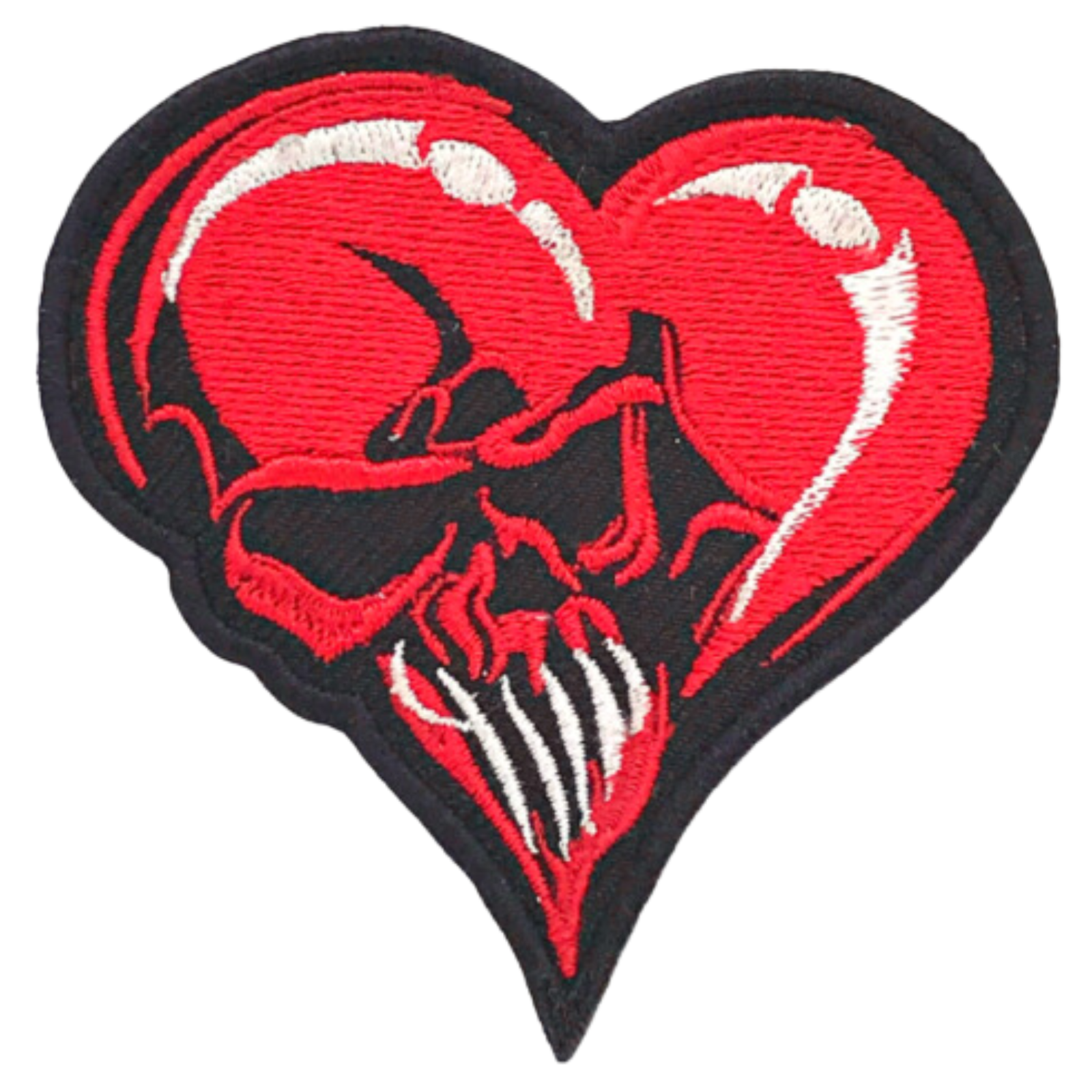 Skull Lady Rider Iron On Embroidery Patch for Jackets Clothes