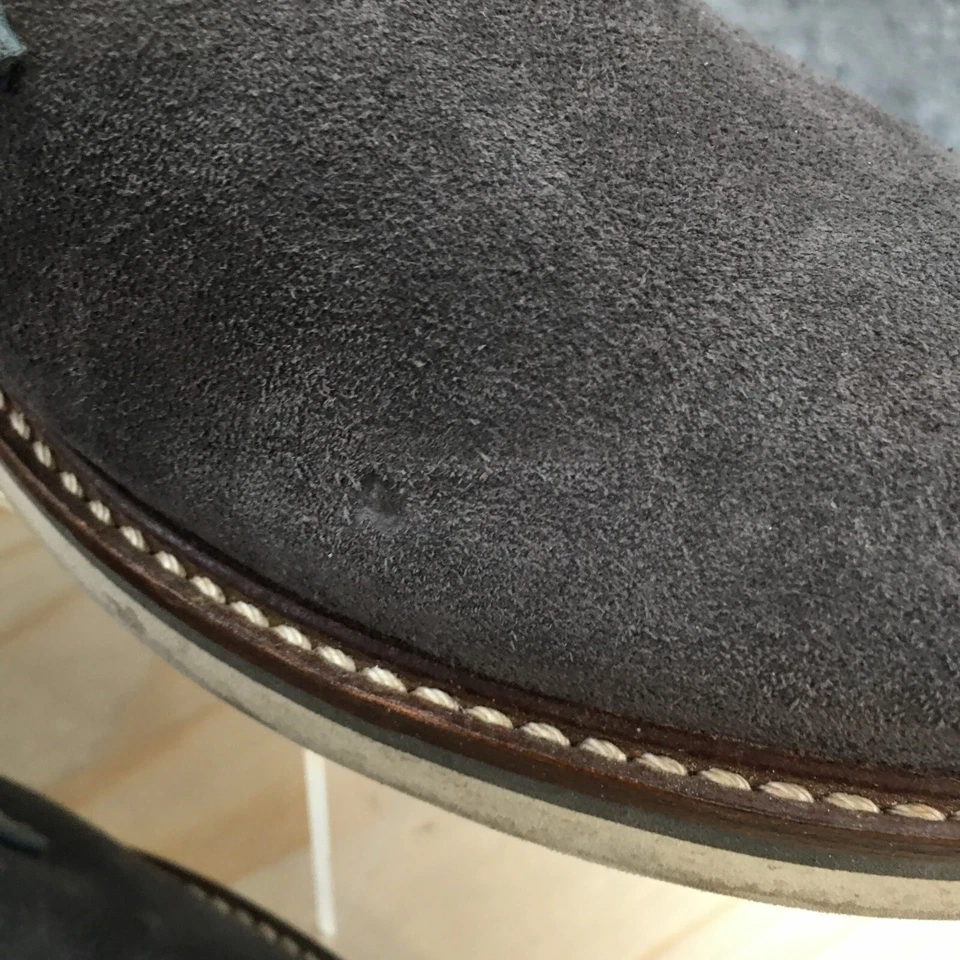 Lacoste ботинки мужские 9,5 Sherbrooke лодыжки пустыни чукка повседневный серый замшевый шнурует вверх - Изображение 4 из 4