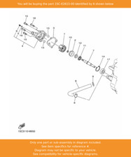 YAMAHA Bolt, 1SC-E2615-00 OEM YFM300