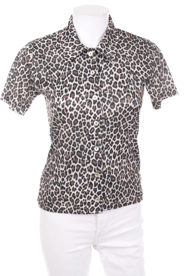 CLOCKHOUSE by C&A Shirt Blouse Leo Print S beige shades