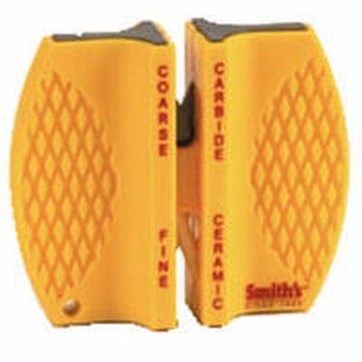 NEW SMITH'S CCKB KNIFE 2 STEP FINE / COARSE POCKET SHARPENER CARBIDE & CERAMIC