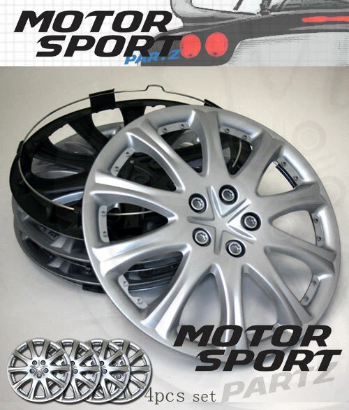 Conjunto de 4 peças tampa de pele de roda aro 15 polegadas estilo calota 503 tampas de cubo 15 polegadas - Imagem 2 de 4