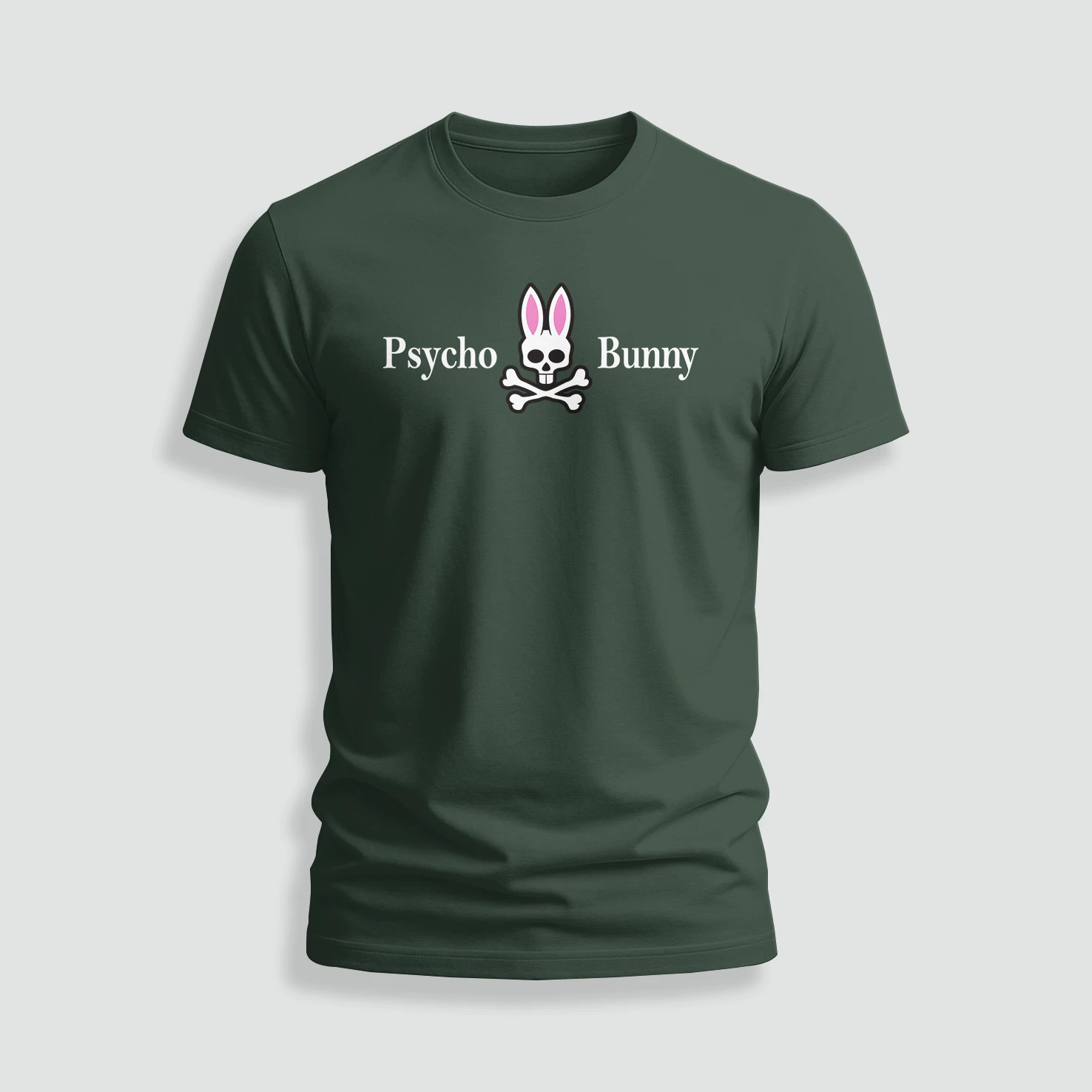 Psychoo Bunnyy logo funny T-Shirt Size S-5XL Made in USA