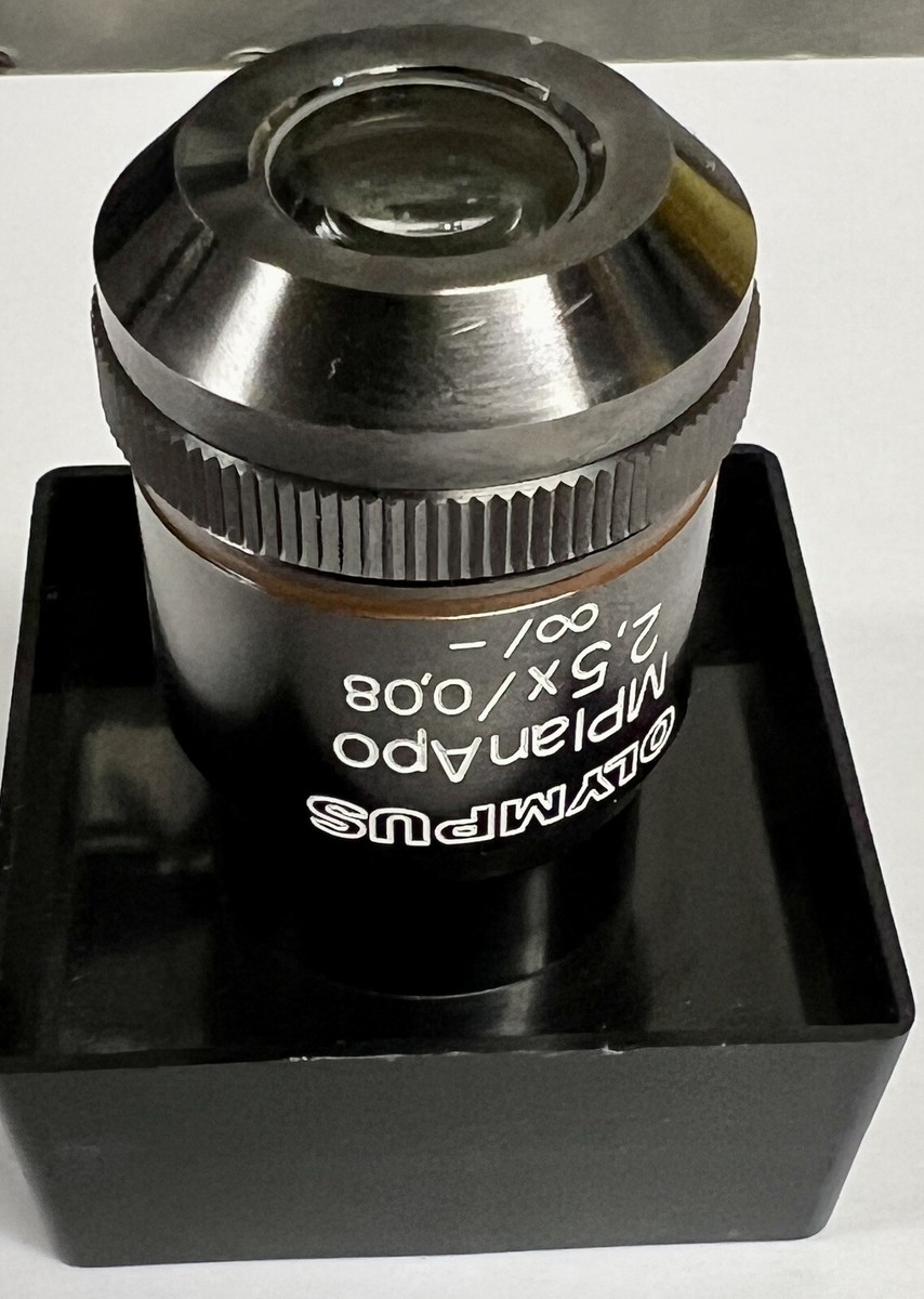 Olympus 2.5X MPlan APO N 0.08N.A Objective | eBay