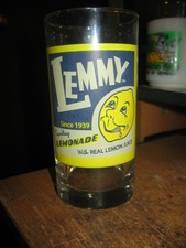 Ancien verre à boire limonade Lemmy 5-3/4" de haut verre lourd