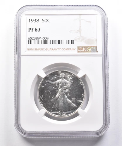 1938 Walking Liberty Half Dollar PF67 NGC *7378