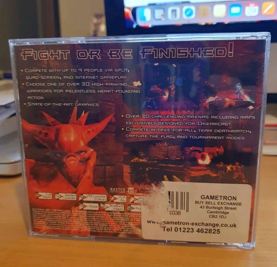 Quake III 3 Arena (Sega Dreamcast, 2000) US Version - Image 3 of 3