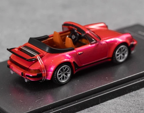 RM 1:64 Pink Singer 930 Turbo Study Convertible Model Diecast Metal Car - Picture 5 of 7