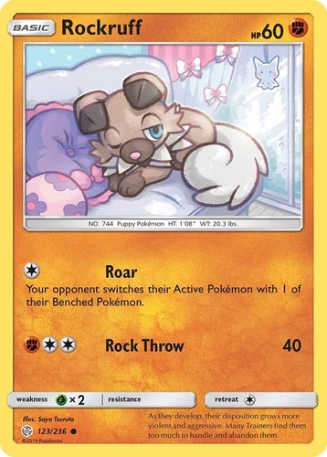 Rockruff 123/236 Sm-Cosmic Eclipse