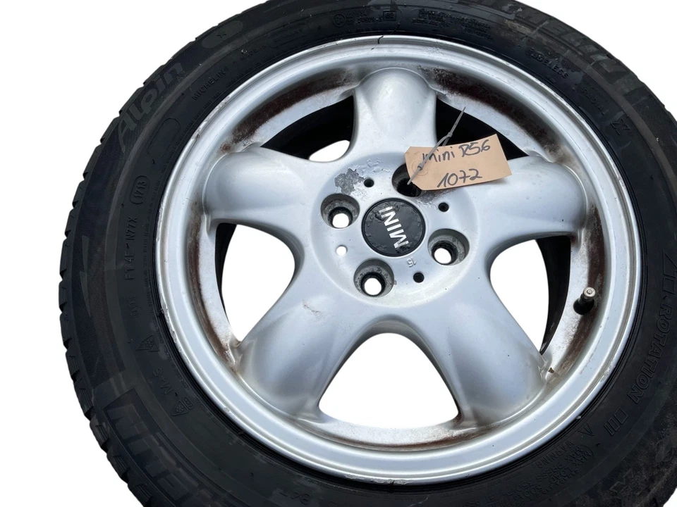 Mini / R56 / Alufelgen Allwetterreifen 175/65R15 6768498 4 Loch Michelin IS45 - Bild 3 von 4
