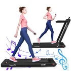 Motorized Treadmill Folding Under Desk Electric Treadmill W/APP Black