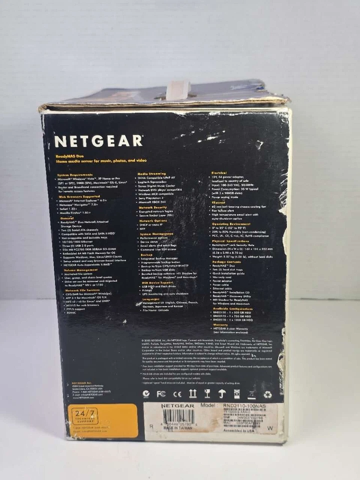 Netgear RND2110 ReadyNAS Duo Home Media Server 1TB - Image 4 of 4