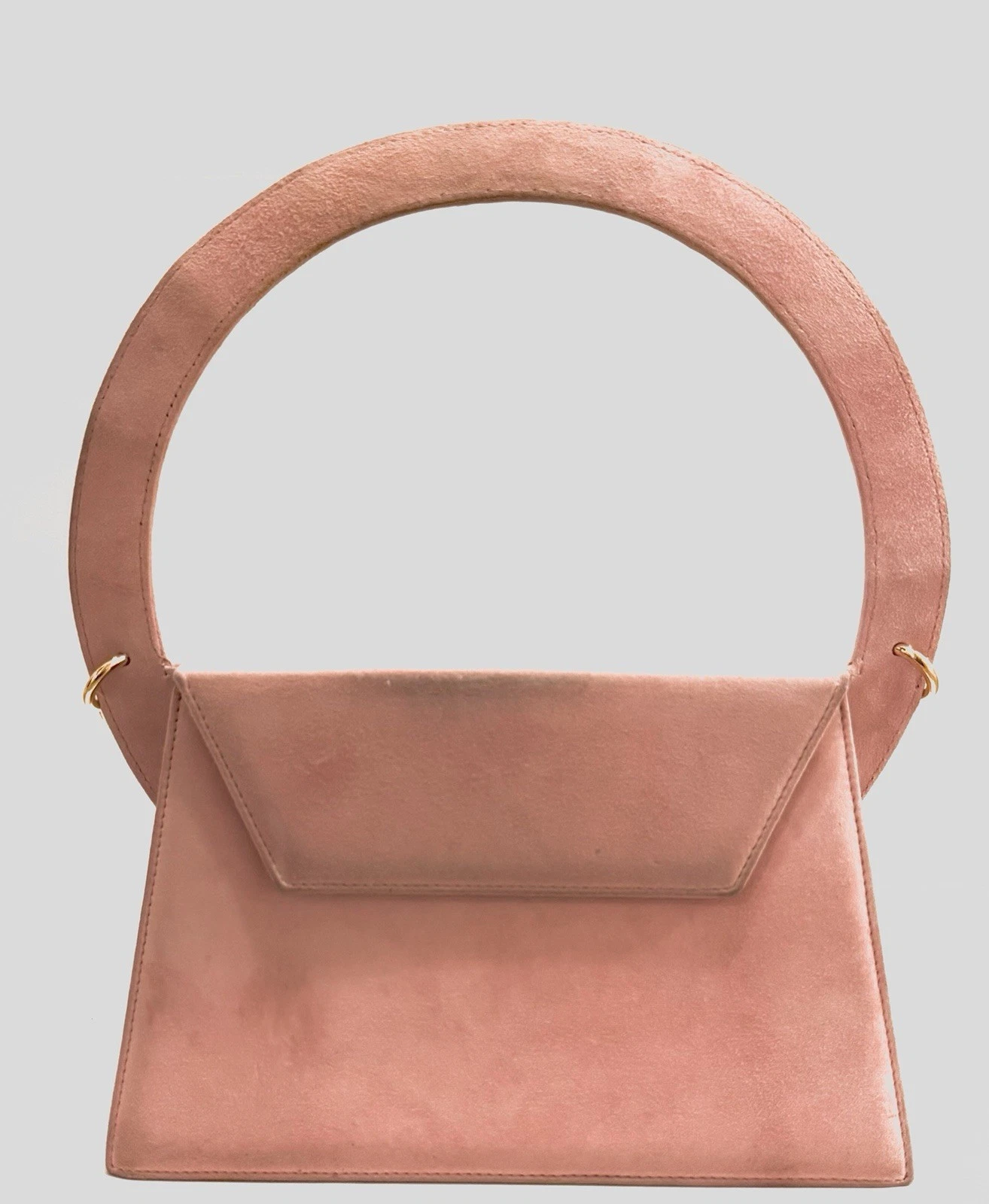Borsa Jacquemus Le sac Rond pelle scamosciata rosa millennial settimana moda Parigi 2017