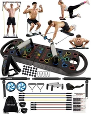 Push Up Board Fitness, Portable Foldable 20 in 1 Push Up Bar at Home Gym