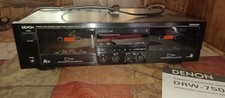 Denon Dual Well Stereo Cassette Tape Deck DRW-750