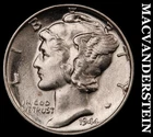 1944 Silver Mercury Dime-Choice Gem BU ++++ Lustrous No Reserve #i2806