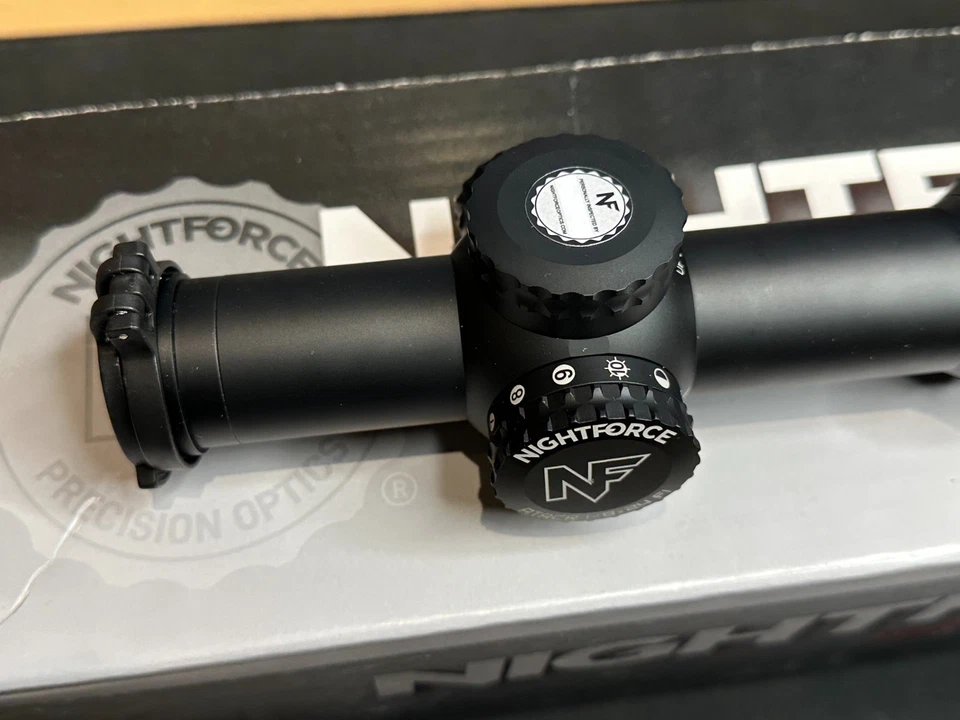 Nightforce ATACR 1-8x24 F1 .1 Mil-Radian NVD PTL FC-DMX Black Riflescope w/Flip - Image 2 of 4