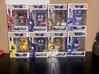 funko pop! fnaf lot of 8 exclusive and rare funko pops