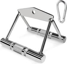 Close Grip V-Bar Handle Gym Cable Attachment for Tricep Pulldown Exercises