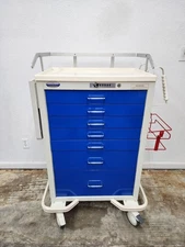 Armstrong Medical Aluminum Crash Cart Auto-Locking w/ locking Keypad Tool Box