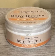 Ginger Lily Farms Botanicals Pumpkin soufflé Body Butter 7 Fl Oz
