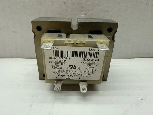 Products Unlimited Control Transformer 4000-01E07AE15