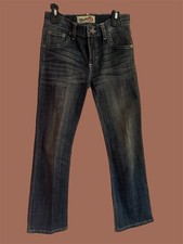 BOY'S WRANGLER  20X  NO. 42 VINTAGE BOOTCUT SLIM FIT JEAN. Size 8 Regular