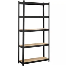 5-Tier Heavy Duty Metal Shelving Unit Garage Shelves Utility Rack Adjustable 