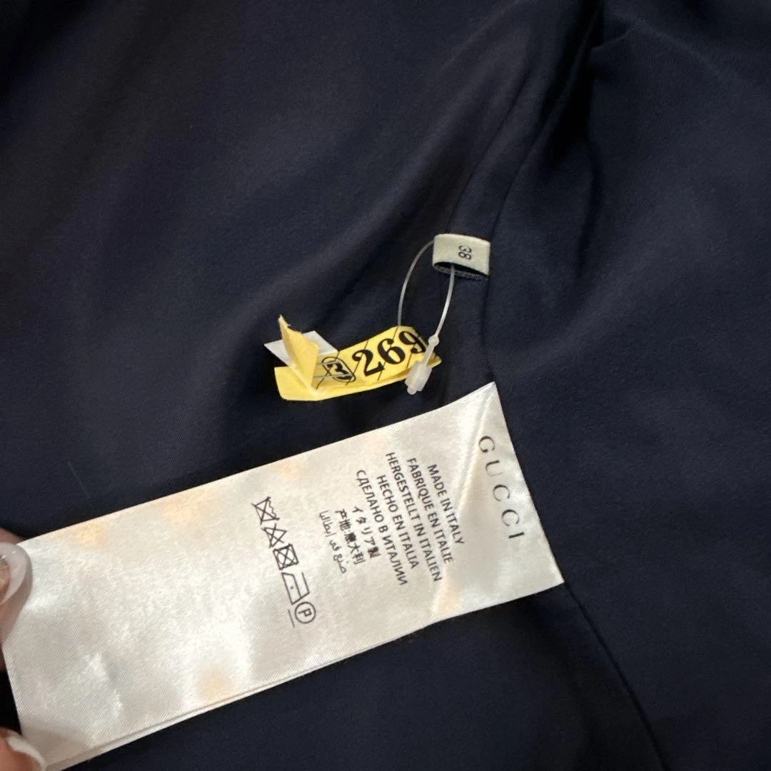 GUCCI Cappotto Cappotto Chester Navy Dal Giappone