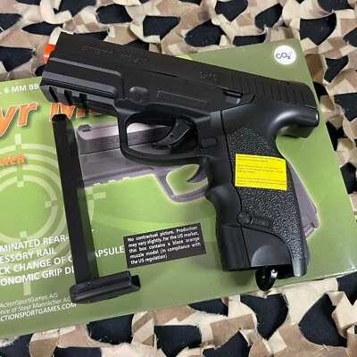 NEW ASG Steyr M9-A1 CO2 Non Blow Back Airsoft Pistol - Black (50056)