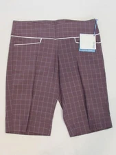 NEW LADIES’ LIJA BY LINDA HIPP SHORTS, MULBERRY, PICK A SIZE