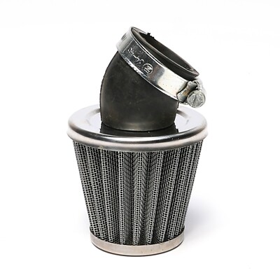28mm/35mm/42mm Air Filter For 50cc-125cc Dirt Bike, ATV, Go Kart | SUNL, TAOTAO | Rectangular Chrome