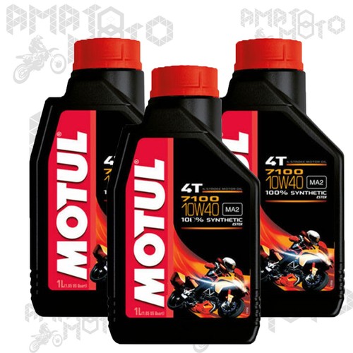 12 Litri Olio Motore Moto Motul 7100 15w50 4T 100% Sintetico JASO MA2 - Foto 10