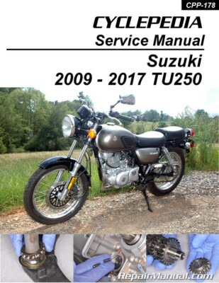 NEW PRINTED BOOK 2009-2017 Suzuki TU250 ST250 Repair Service Manual CPP-178-P
