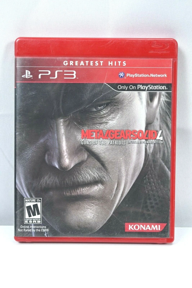 Metal Gear Solid 4: Guns of the Patriots Coming to Playstation Network  December 17