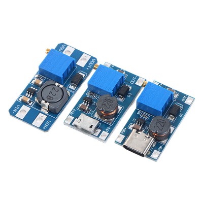1pc MT3608 Einstellbarer Step-Up-Modulspannungsregler Micro USB Typ-C-Stecke#lk