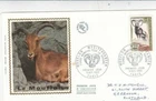 France 1969 Mouflon Silk FDC Paris special cancel written VGC