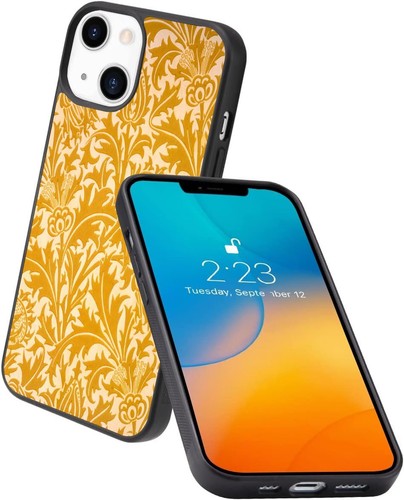 Rigid Plastic For iPhone SE XS XR Max 5 6 7 8 Plus nature thistle flower Pattern - Picture 23 of 25