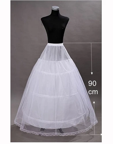 Neu Petticoat Unterrock Kleid Unterkleid Reifrock Ringe Brautkleid Weiß DE OL - Bild 9 von 13