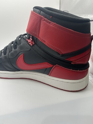 NIKE Shoes Sz 12 - Red/White Jordan 1 High FlyEase Leather