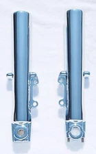 Harley Electra Glide Ultra 00-13 Chrome Lower Slider Fork Legs Exchange Flawed