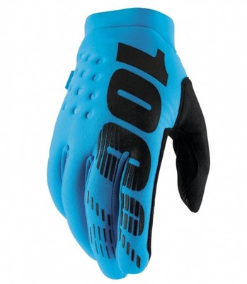100% Brisker Full Finger Men Handschuhe M Türkis